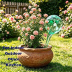 Self Watering Globes for Plant, Large Glass Outdoor Plant Watering Devices - Image 4
