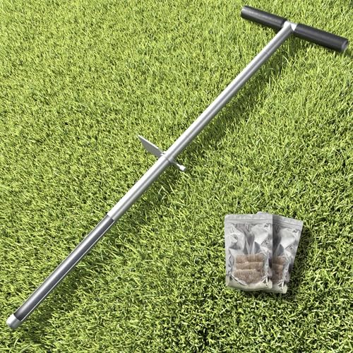 36" Soil Sample Probe Stainless Steel T-Style Handle Sampling Soil Probe - Image 5