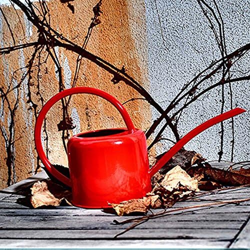 Retro Style Gorgeous Long Spout/Iron Watering Can Gardening Tool 1.7 L(red) - Image 3