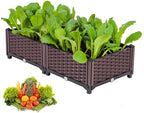 YSUEFIJO Raised Garden Bed Kit, Planter Box for Outdoor Plants, Garden Bed Kit for Vegetables, for Vegetables, Flowers, Herbs, and Succulents by WELCOMETOYSUEFIJO