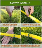 Garden Hose Holder Stake Set of 36 - Durable Plastic fits 3/4 inch Hose Guides for Lawn,Yard & Plant Care, Soaker Hose Support, Kink-Free Watering (Fits 3/4” Hoses) - Image 4