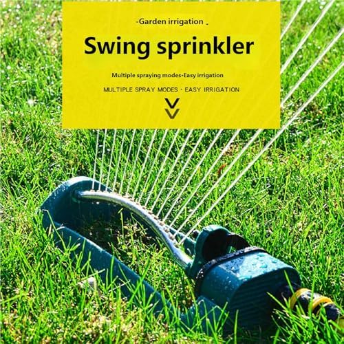 Osillating Lawn Sprinkler, 360° Automatic Rotating Garden Water Sprinkler for Yard Lawn Vegetable Garden Patio Irrigation(30m) - Image 2