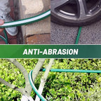 Hybrid Rubber Garden Hose 50 ft with Heavy Duty Solid Fitting - Image 5