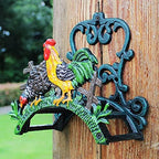 Cast Iron Heavy Duty Wall Mount Hose Hanger, Solid Metal Sturdy Decorative Water Hose Rack/Organizer, Easy to Install and Hold Up to 50/75/100 ft - Image 5