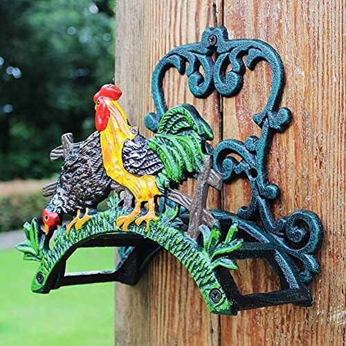 Cast Iron Heavy Duty Wall Mount Hose Hanger, Solid Metal Sturdy Decorative Water Hose Rack/Organizer, Easy to Install and Hold Up to 50/75/100 ft - Image 5