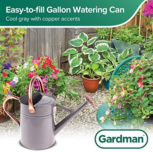 Gardman R34884 1 Gallon Watering Can, Cool Gray - Image 5