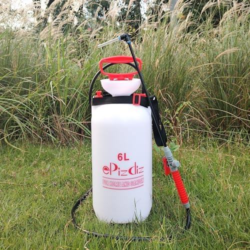 Watering Can Device for Watering Hanging Plant Basket Hard to Reach High Plant Waterer Sprayer 1.6 Gallon (Red 6L) - Image 5
