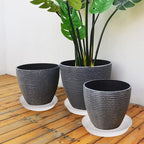 2 Pack of 19 inch Plant Saucer, 2.7" Depth Tray, Large Deep Garden Plastic Flower Planter Plant Trays for Indoors Outdoor Bath Bath (19", Creamy White) - Image 7